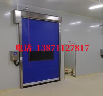 透明拉链密封快速卷帘门